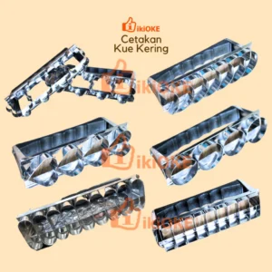 cetakan kue kering stainless kastangel putri salju kue kering dengan pegangan