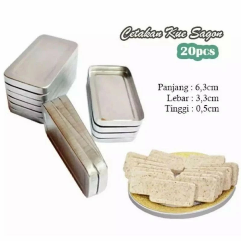 cetakan kue sagon isi 20pcs cetakan kue sagon isi 20pcs